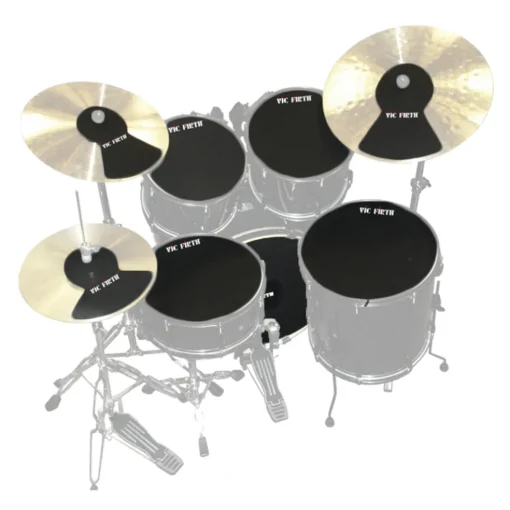 Vic Firth PP6 Fusion/Rock Pre Pack Mutes - 10'', 12'', 14'', 16'', 22'', Hi-Hat & Cymbals (2)