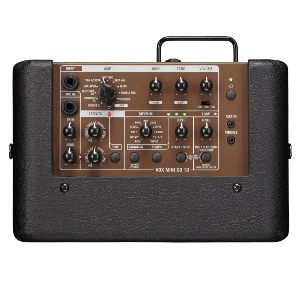 Vox Mini Go 10 Watt Portable Amplifier in Brown