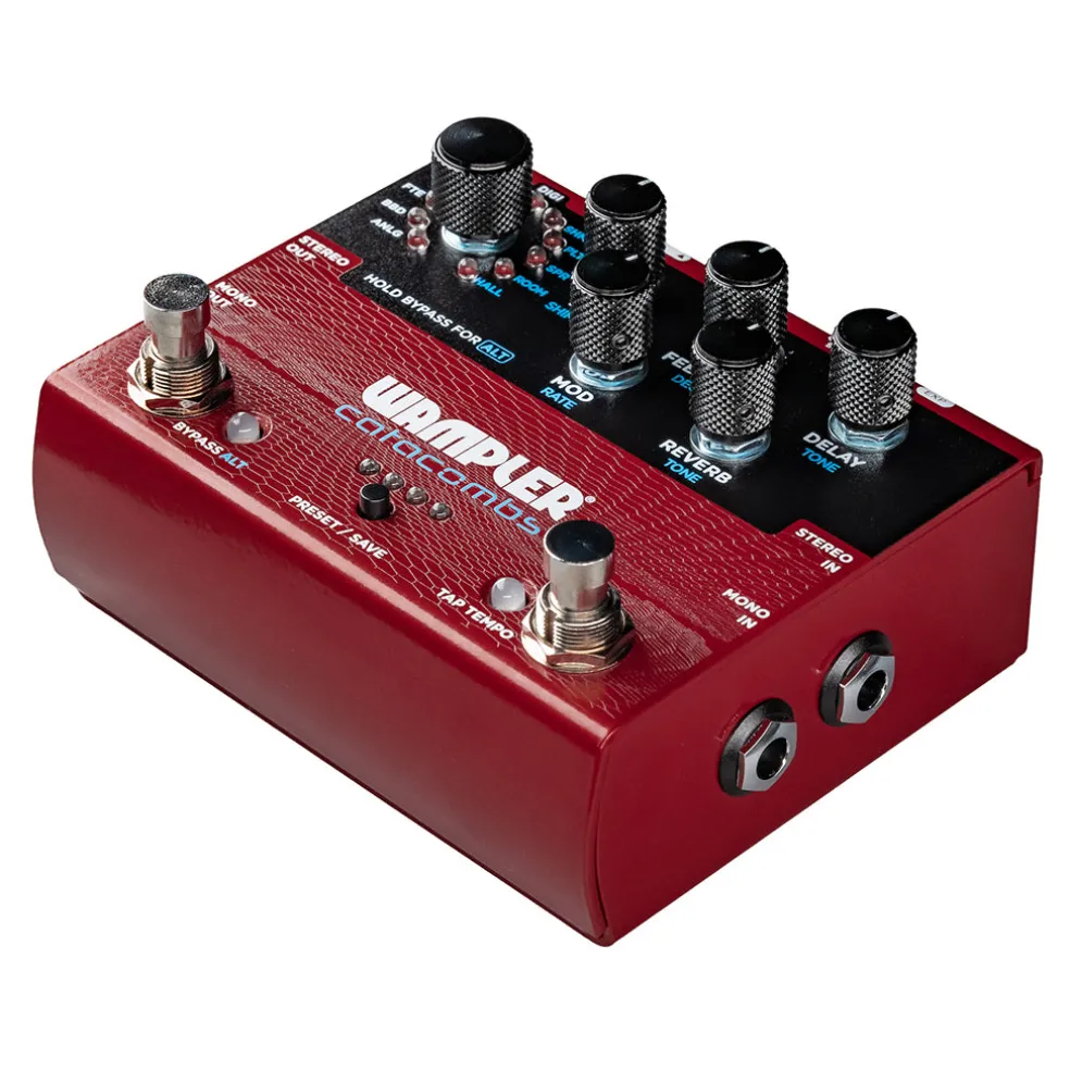 Wampler Catacombs Reverb and Delay Pedal