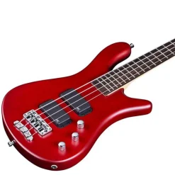Warwick Rock Bass Streamer Standard 4 String - Burgundy Red Transparent Satin