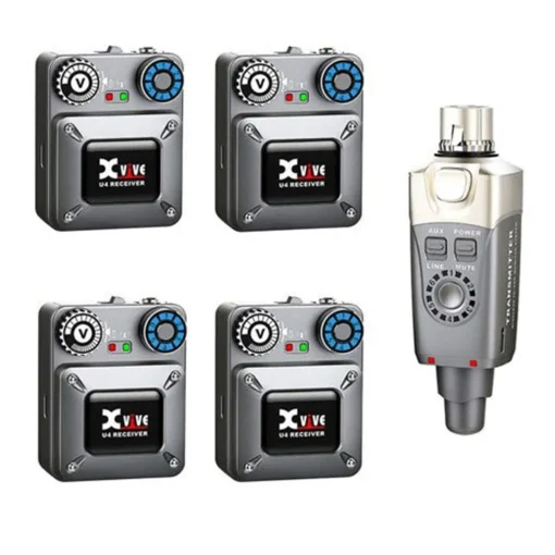 Xvive - U4R4 In Ear Monitor System - 4 Receiver