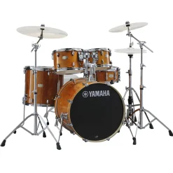 Yamaha Stage Custom Birch Euro Shell Pack w/Hardware - Honey Amber
