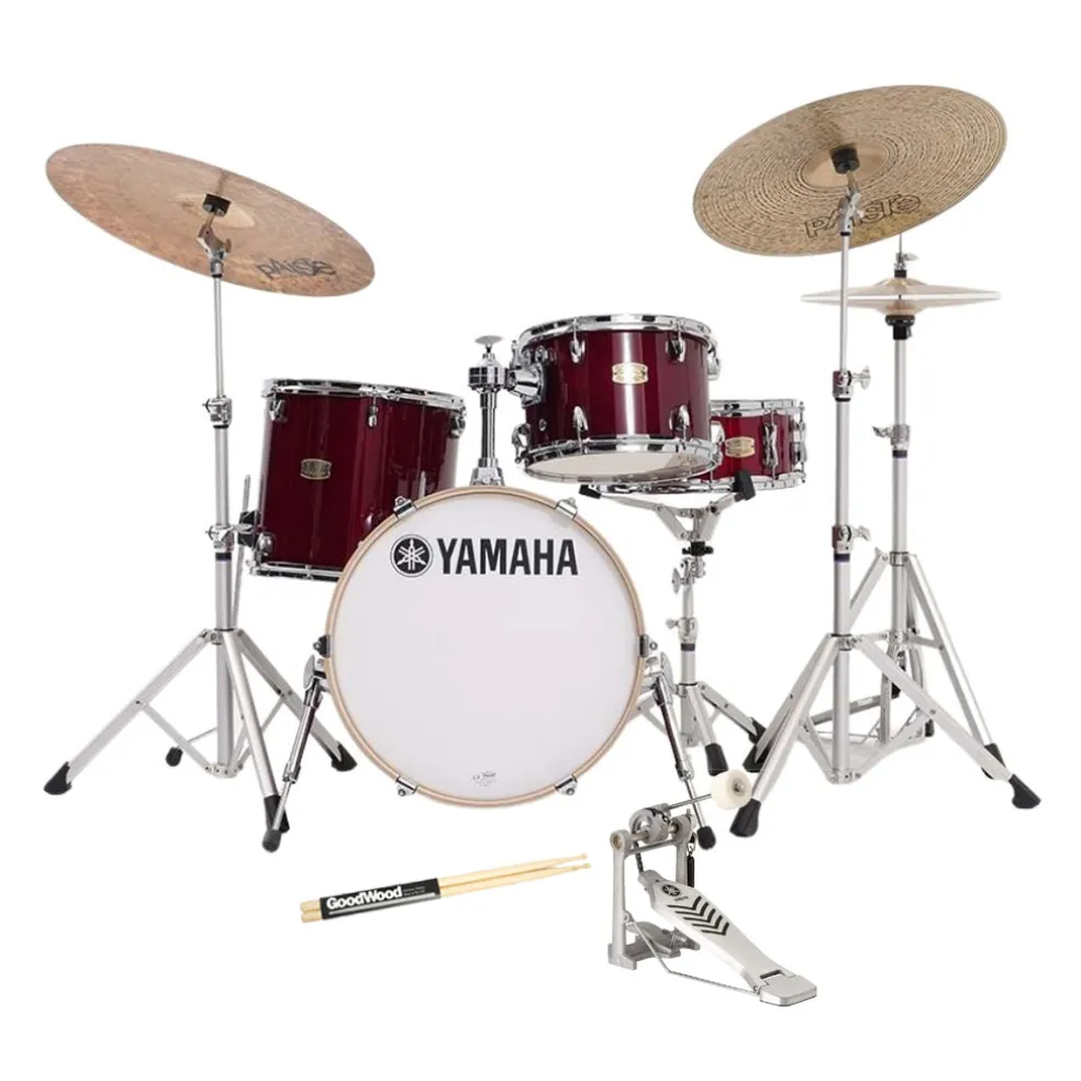 Yamaha Stage Custom Bop Drum Kit with Crosstown Hardware - Cranberry Red