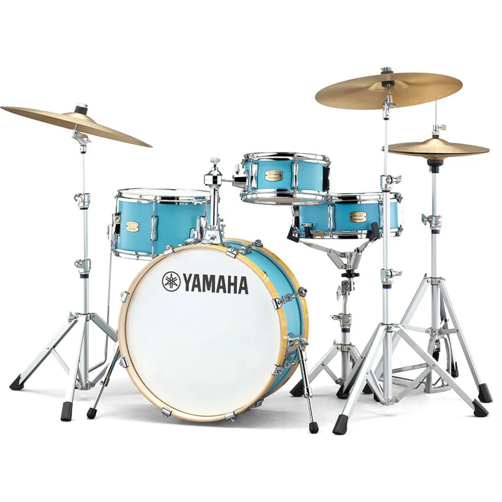 Yamaha Stage Custom Hip Kit with Crosstown Hardware Pack - Matte Surf Green