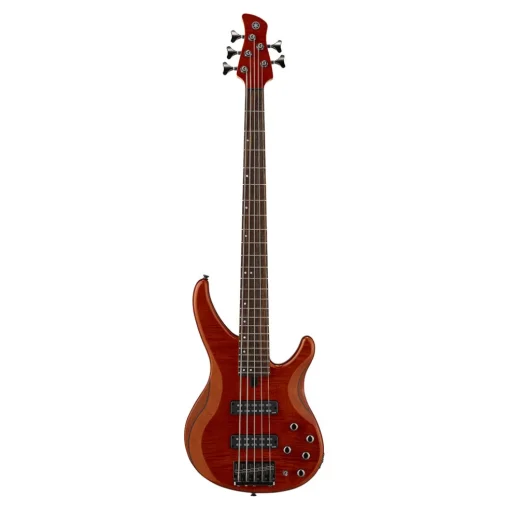 Yamaha TRBX605FM 5-String Bass Guitar - Caramel Brown