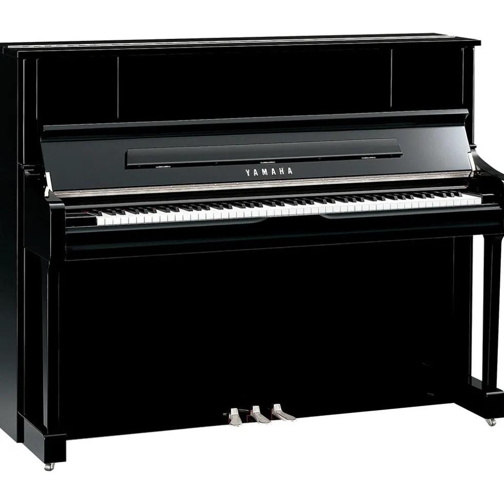 Yamaha U1J Upright Piano - Polished Ebony Chrome