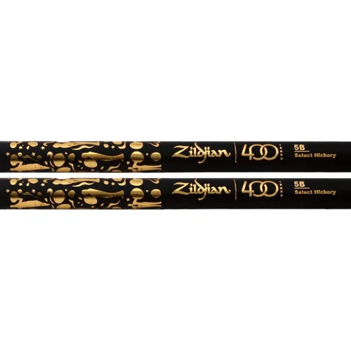 Zildjian Drumsticks LE 400 Anniversary 5BN - Nylon - Black/Gold Dip