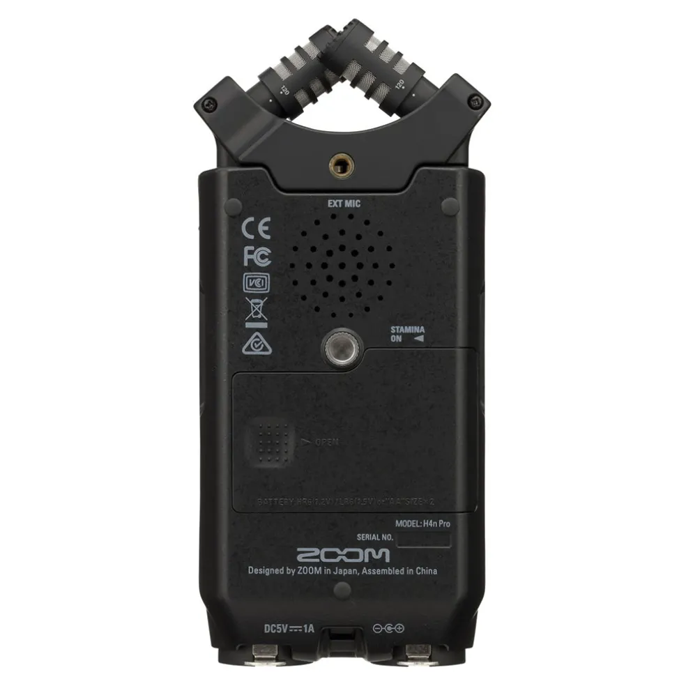Zoom H4nPRO Handy Recorder - All Black Edition