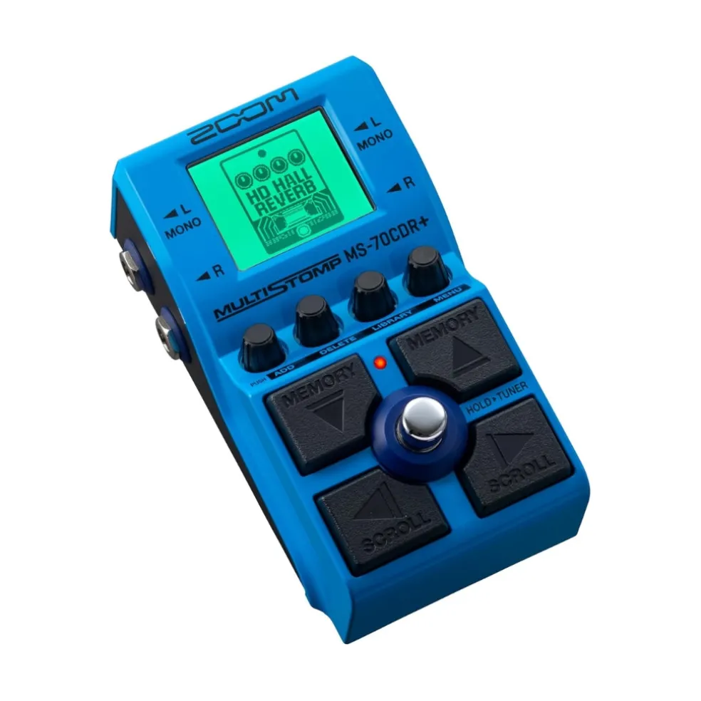 Zoom MS-70CDR+ MultiStomp Chorus/Delay/Reverb Guitar Effects Pedal